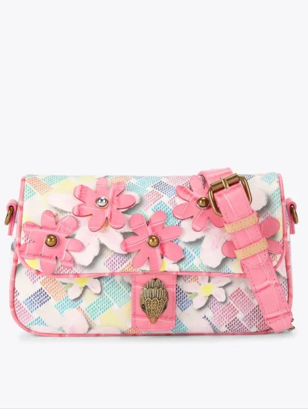 Kurt Geiger London Camden Flap Shoulder Bag NWT